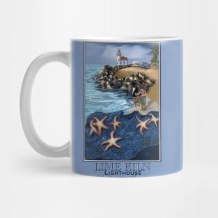 Lighthouse - Lime Kiln Pacific Northwest Mug